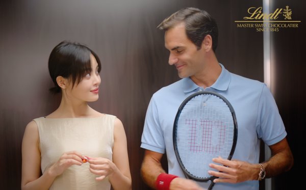 瑞士莲代言人费德勒与辛芷蕾演绎全新品牌宣传片