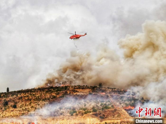 云南开展森林草原火灾应急处置联合实战演练