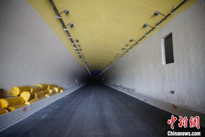 山西首条消防旅游兼具隧道——天龙山隧道即将建成通车