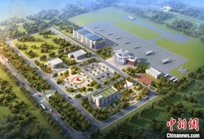 甘肃白银建通用机场为西北地区提供直升机电力作业保障