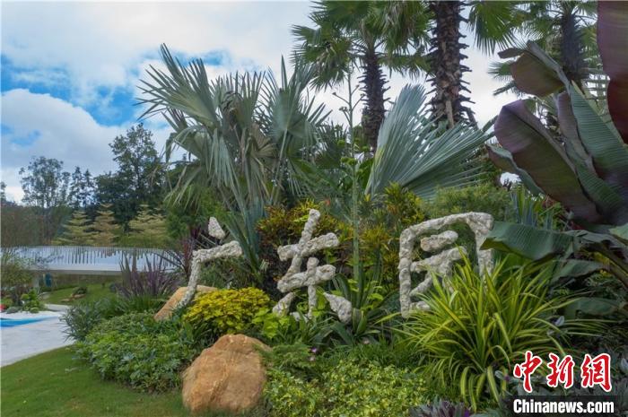 中国绿博会广东园岭南味浓引游人“雾海观花”