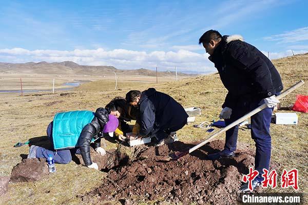 青海省首个土壤水分遥感地面校验场开建