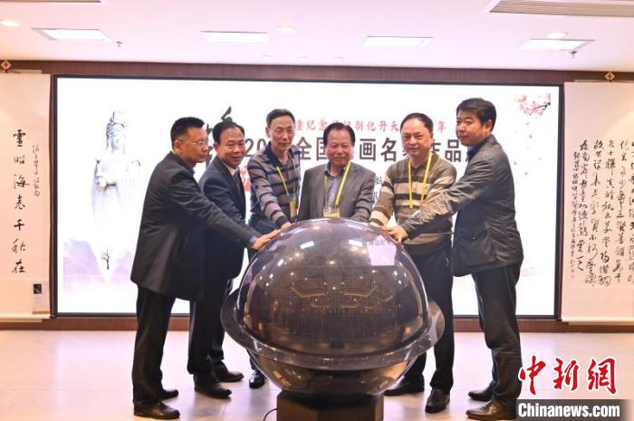书画名家聚妈祖故里展出“瓣香湄洲”