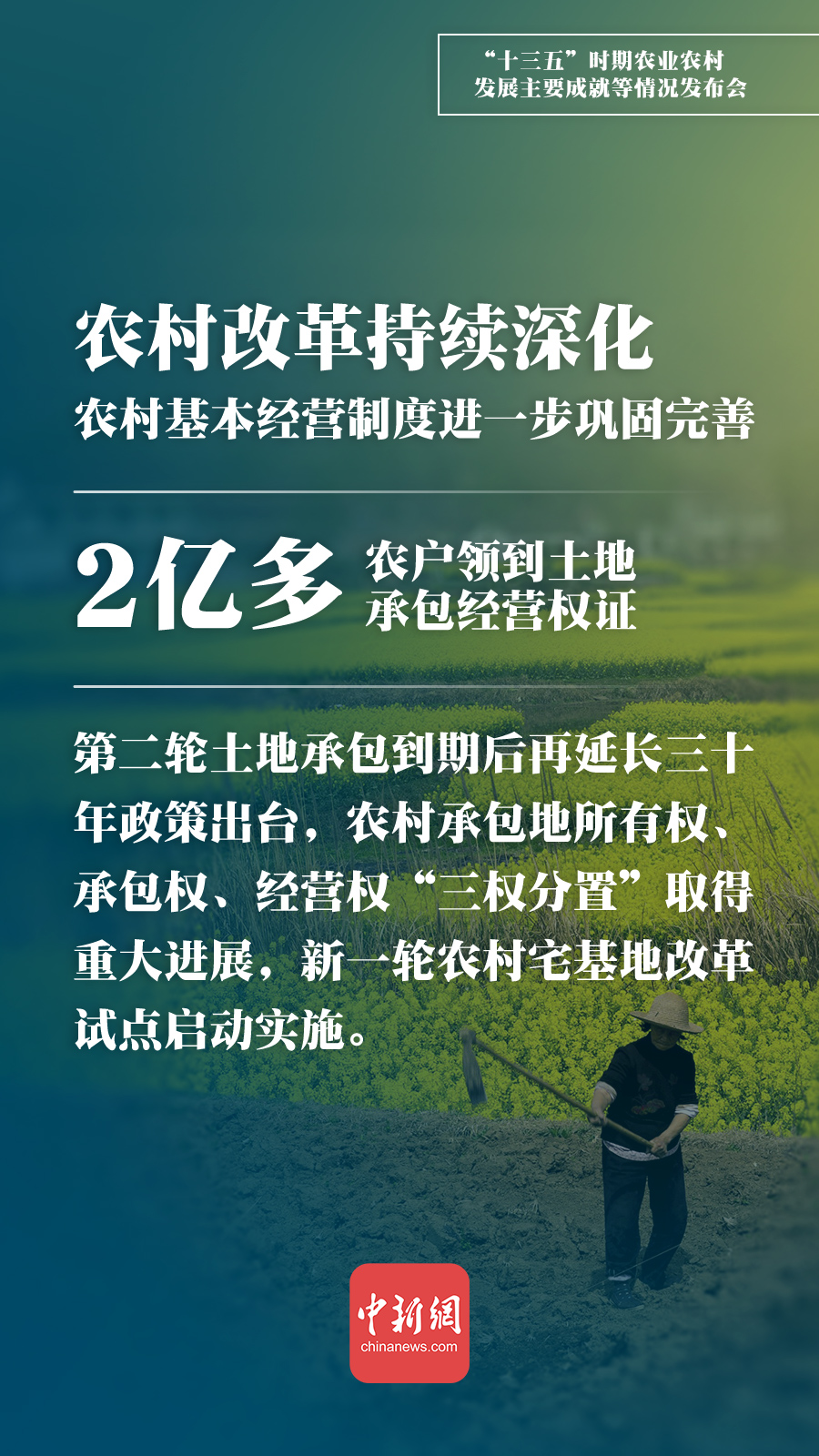 一组海报速览“十三五”时期农业农村发展主要成就