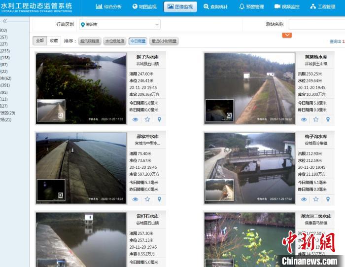 湖北襄阳：1150座水库建成水雨情自动测报系统