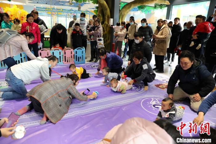 孩子王PK百兽之王常州动物世界举行别开生面爬行大赛