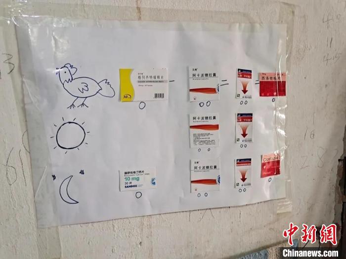 浙江三门暖心医生为不识字老人手绘“公鸡下蛋图”