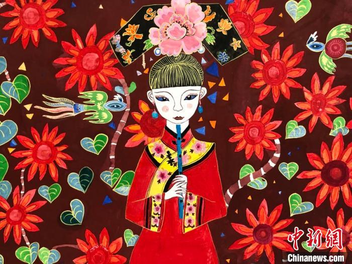 吉林女农民画家的笔下“新生”