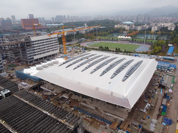 重庆高校最大体育馆预计明年建成