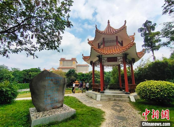 广西民族大学风景秀丽，校园环境幽美静谧。　黄艳梅 摄