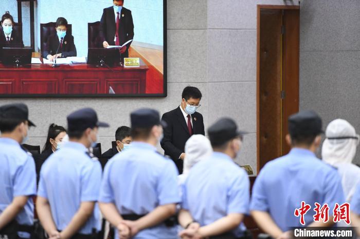 图为廊坊经济技术开发区人民法院开庭审理现场。　郑晨子 摄