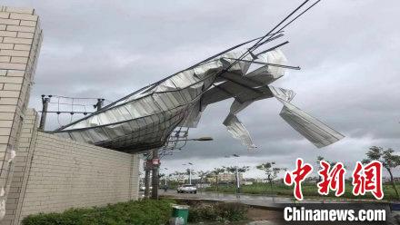 潮州市浮洋镇受此次龙卷风袭击后的现场 潮州市气象公共服务中心 供图