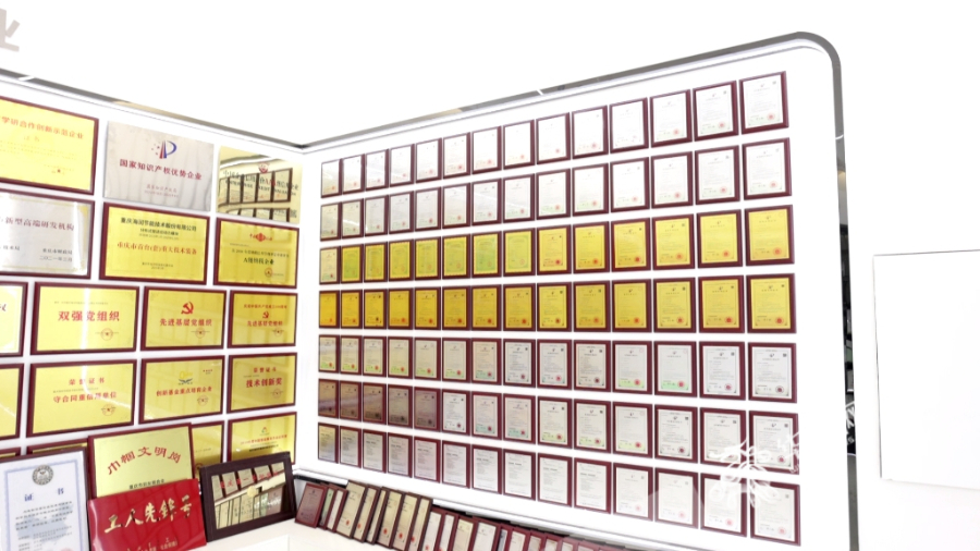解码重庆“小巨人” 满墙专利书都是“标配”
