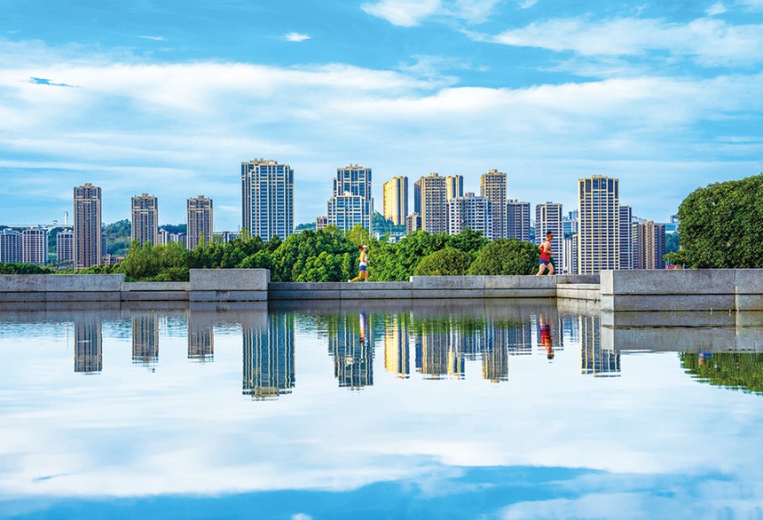 渝北加速项目建设助推中央公园片区品质再升级